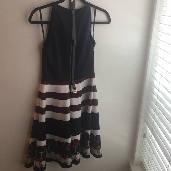 Ted Baker striped skater dress - Picture 2 of 2